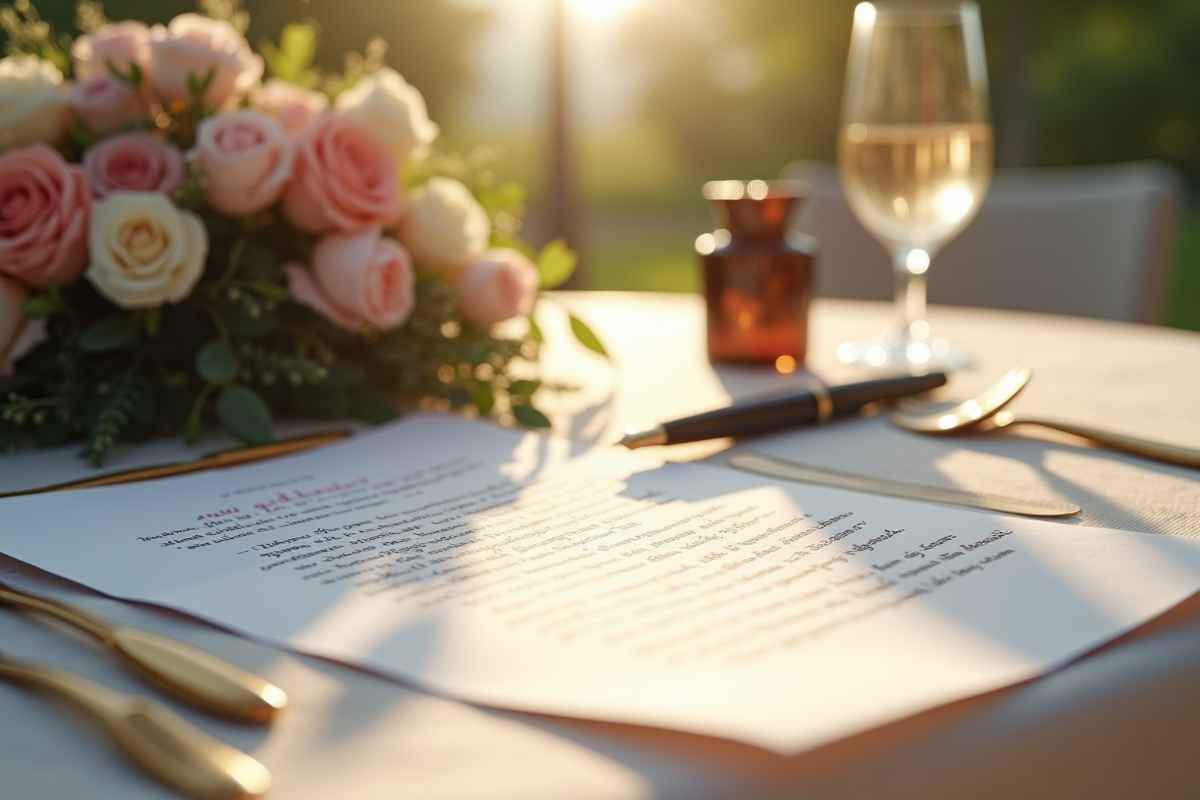 discours mariage