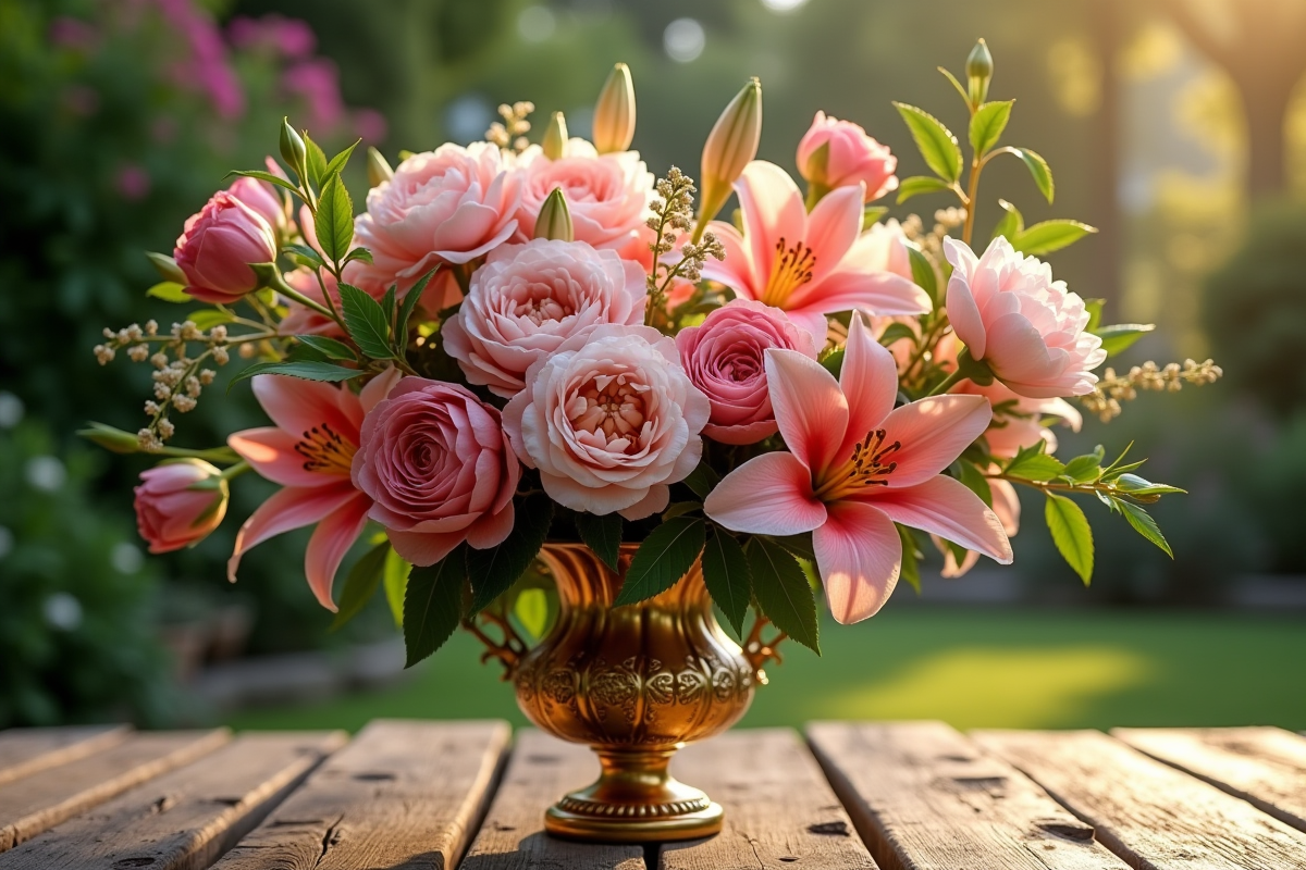 fleurs luxueuses