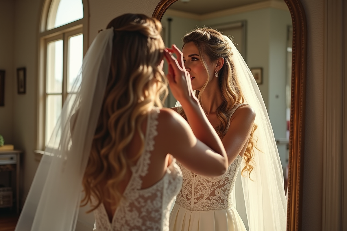 coiffure mariée