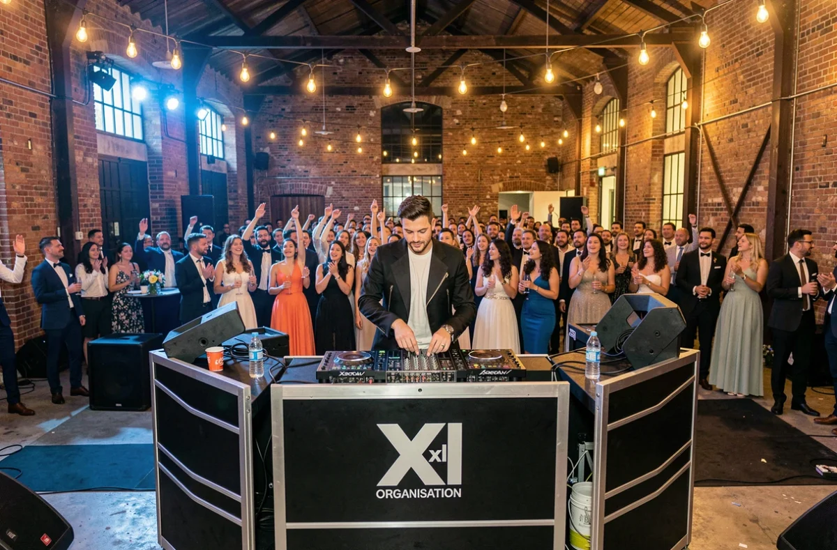 DJ Xxl Organisation en pleine performance lors d'un grand mariage dans une salle atypique du Nord